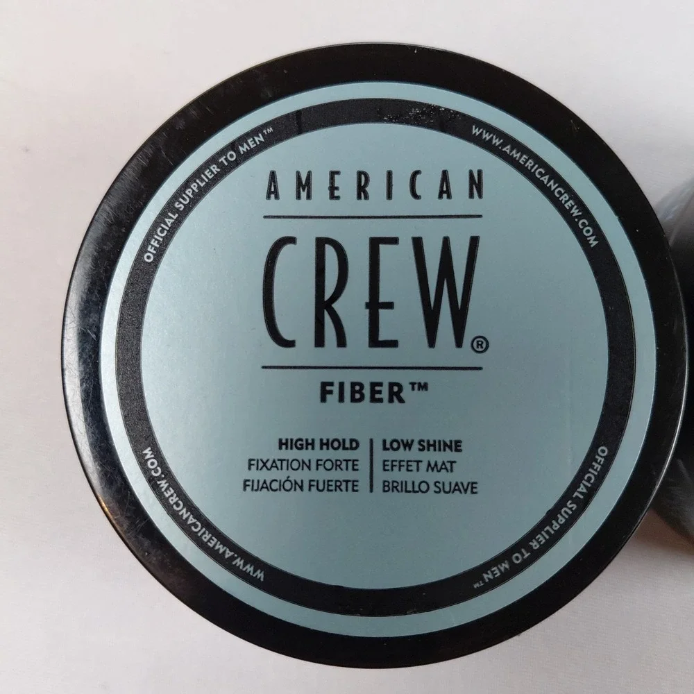 Lot of 2 American Crew Fiber 3oz Pliable Fiber with High Hold and Low Shine